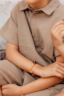 BIRKHOLM Muslin Shorts Kashmir Brun